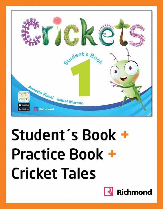 Pack Crickets 1 (student's book+cd+tales + practice book)