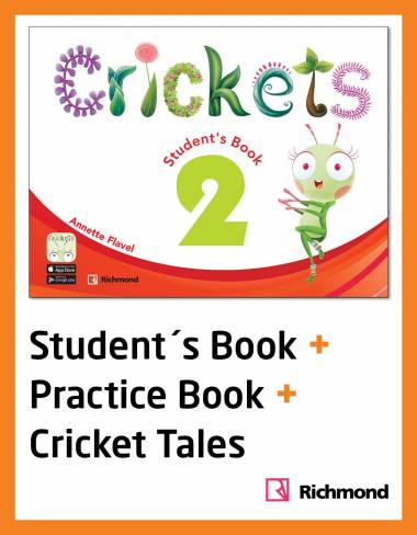 Pack Crickets 2 (student's book+cd+tales + practice book)