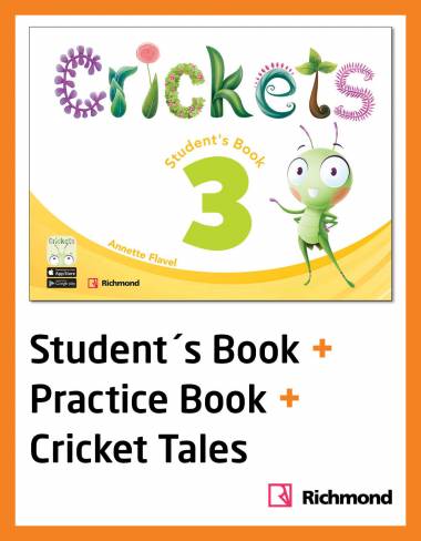Pack Crickets 3 (student's book+cd+tales + practice book)