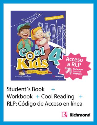 Pack Cool Kids 2ED 4 (SB+Reading + Workook) + RLP