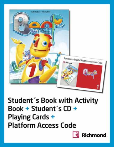 PACK BEEP 1 (SB + ACT BOOK + CD+PLAYING) + PLAT