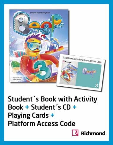 PACK BEEP 3 (SB + ACT BOOK + CD+PLAYING) + PLAT