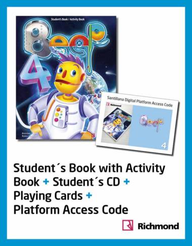 PACK BEEP 4 (SB + ACT BOOK + CD+PLAYING) + PLAT